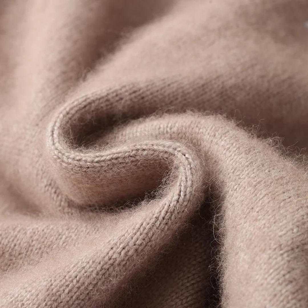 100% CASHMERE ZIP UP